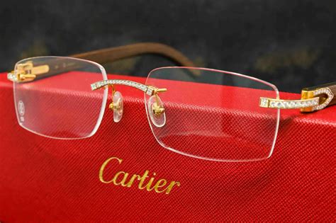 buy used cartier glasses|real cartier glasses with diamonds.